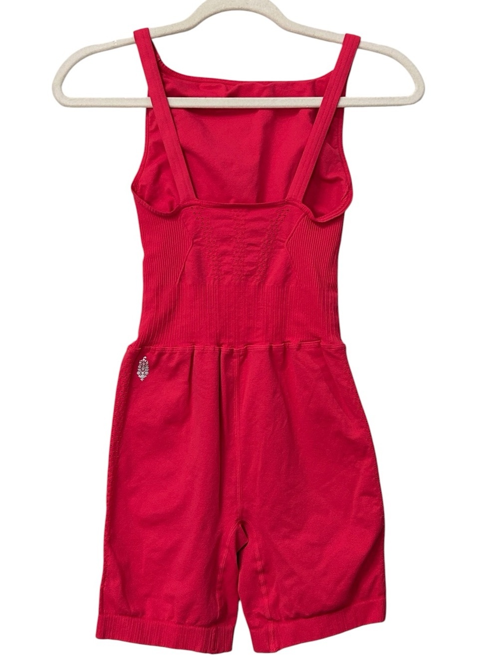 Free People Movement Good Karma Runsie Sz XS Romper Shorty Silhouette - Picture 2 of 11